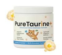 Feline Booster - Pure Nutritional Powder for Cardiac Wellness | Organic Botanical Mix, A, Clear Sight Formula for Indoor Breeds Home Travel 7.5x7.5x7.8cm/2.9x2.9x3inch