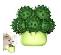 Feline Chew Toy - Textured teeth Massager, Cat Healthy Teething Product,Cute Face Scratcher | Indoor Boredom Reducer, Domestic Kitten Household Post Meal Exercising Active Entertainment Apparatuses
