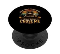 Feline Companion Destiny Cat Owner Coffee Lover PopSockets Adhesive PopGrip