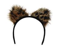 Bristol Novelty BA220 Feline Fantasy Ears headband | For Women | Brown, Multi-Colour, One Size