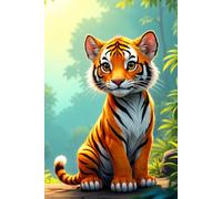 Feline Fierce: Tiger Gaze Journal: a LINED notebook for self-expression
