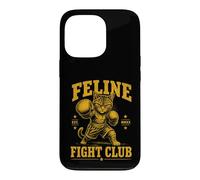 FELINE FIGHT CLUB Boxing Cat - Vintage Style Case for iPhone 13 Pro