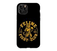FELINE FIGHT CLUB Boxing Cat with Gloves Case for iPhone 11 Pro
