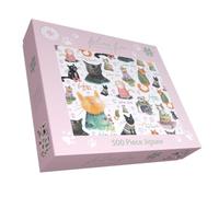 Feline Fine 500 Piece Jigsaw Puzzle for Adults - Funny Cat Puzzle by Catherine Redgate - Cute Cats in Sweaters for Cat Lovers & Fans