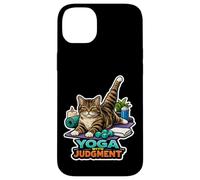 Feline Fitness Philosopher Yoga with Judgement Case for iPhone 14 Plus
