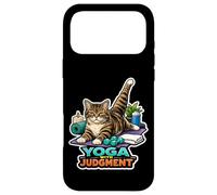 Feline Fitness Philosopher Yoga with Judgement Case for iPhone 17 Pro Max