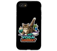 Feline Fitness Philosopher Yoga with Judgement Case for iPhone SE (2020) / 7/8