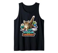 Feline Fitness Philosopher Yoga with Judgement Tank Top