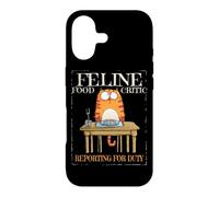 Feline Food critic reporting for duty Case for iPhone 17