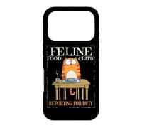 Feline Food critic reporting for duty Case for iPhone 17 Pro