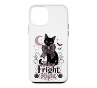 Feline Fright Night Black Cat Coquette Halloween Case for iPhone 12 mini