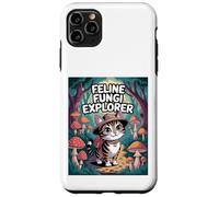 Feline Fungi Explorer Cat Mushroom Funny Mycology Nature Case for iPhone 11 Pro Max
