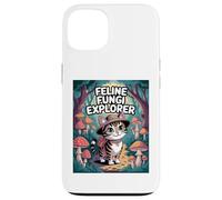 Feline Fungi Explorer Cat Mushroom Funny Mycology Nature Case for iPhone 13