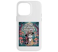 Feline Fungi Explorer Cat Mushroom Funny Mycology Nature Case for iPhone 14 Pro Max