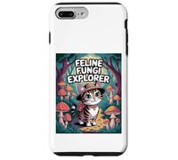 Feline Fungi Explorer Cat Mushroom Funny Mycology Nature Case for iPhone 7 Plus/8 Plus