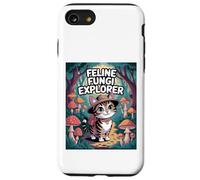 Feline Fungi Explorer Cat Mushroom Funny Mycology Nature Case for iPhone SE (2020) / 7/8