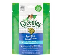FELINE GREENIES Natural Dental Care Cat Treats Tempting Tuna Flavor, 2.1 oz. Pouch