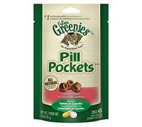 Feline Greenies Pill Pockets Cat Treats, Salmon, 45 Treats, 1.6 Oz. (Pack Of 6)
