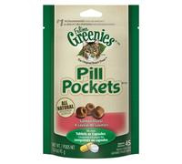 FELINE GREENIES PILL POCKETS for Cats Natural Soft Cat Treats, Salmon