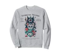 Feline Guardian Totem Experiment Mystic Cat Spirit Sweatshirt