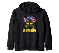 Feline Joke Sun Eclipse Astronomy For Cat Lover Men Women Zip Hoodie