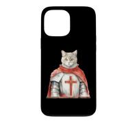 Feline Knight Templar The Crusader Cat Case for iPhone 13 Pro Max