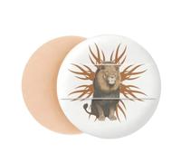 Feline Lions Fierce Flames Air Cushion Makeup Foundation Sponge Powder Puff