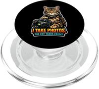 Feline Photographer's Assistant PopSockets PopGrip for MagSafe