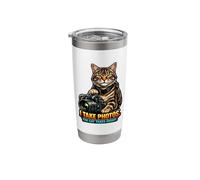 Feline Photographer's Assistant Stainless Steel Insulated Tumbler
