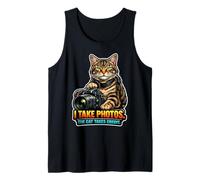 Feline Photographer's Assistant Tank Top