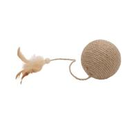 ＡＷＨＡＯ Feline Play Ball with Moving Mechanism for Indoor Cats, wood color