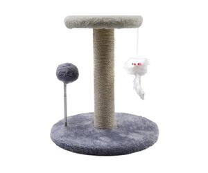 Feline Play Tower - High Crab Column, Climbing Rack, Balance Guard System | Assemble Sustainability Involved Rest Furniture Cat Recreation Setup Kittens Home Entertainment