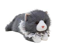 Feline Plush Toy Figure - Twelve Inch Adorable Stuffed Kitty, Soft Cushion Play Doll, Decorative Animal Companion Item, Children Gift Keepsake | Cute Cat Smooth Fabric Comfort Creation