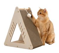 Feline Post, Interactive Scratch in Toy Ball, Furniture Protector Board, Recycled Material Safety, Reduces Boredom Play Training for Kittens Pet Home Apartment, Finest Contemporary