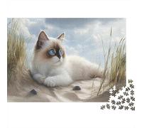 Feline Puzzles 1000 Pieces Desert Children's Toys for Adults And Kids Gift High Difficulty Game Challenging Puzzles 1000pcs (75x50cm)