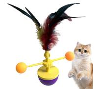Feline Rotation Device - Rotating Feather Wand, Swing Tracking Gadgets with Kinetic Movement, Mechanical Swivel Hook Support | Healthy Game Hunting Solo The Living Room