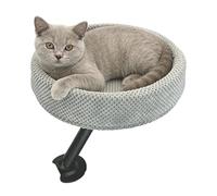 Feline Sanctuary - Nap Cushion, Portable Rest Accessory, Padded Observation Stand, Home Sleeping Unit | Heavy Duty Fleece Inner Lining System With Metal Structure