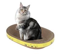 Feline Scratch Pad - Bowl Shaped Corrugated Cardboard Scraper, Double-Sided Claw Conditioning Toy for Kittens | Furniture Guard for Sofas, Carpets, Chairs,