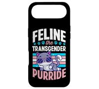 Feline The Transgender Purride - Transgender Cat Pride Flag Case for iPhone Air