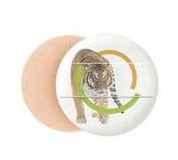 feline tiger ferocious Air Cushion Makeup Foundation Sponge Powder Puff