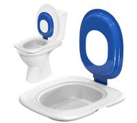 Feline Training Kit - Toilet Seat Litter Adapter, Sandbox Learning System | Progressive Behaviour Training, Easy Clean Maintenance Feature, Ideal Home Bathroom Pet Use, Lightweight