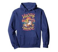 Feline VACAY MODE On Cat Cruise Vacation Cancun Besties Trip Pullover Hoodie