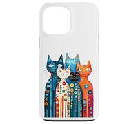 Feline Vibes - Cute Cat Lover Case for iPhone 13 Pro Max