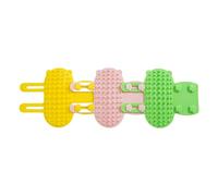 FelineJoy 3PCS Interactive Kitten Scratcher Silicone Bristles Massage Tool Reduce Shedding Suitable For Indoor Use Corner Cats Groomer