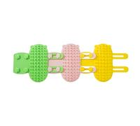 FelineJoy 3PCS Interactive Kitten Scratcher Silicone Bristles Massage Tool Reduce Shedding Suitable For Indoor Use Interaction Cats Toy Brush
