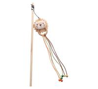 Felines Fun Beads Teaser Wand Toy with Cartoon Bear, Little bear