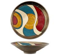 Felisteya Handmade Ceramic Fruit Bowl - 25.5cm Wheel-Thrown Artisan Pottery, Hand-Glazed Decorative Bowl, Fruit Bowls for Table or Coffee Table Decor, Ideal for Home Décor or as a Gift - Model 1