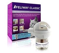 FELIWAY Classic 30 Day Cat Calming Plug In Pheromone Diffuser Starter Kit, 48ml - Helps Solve Common Signs of Stress in Cats & Kittens, Veterinary Recommended, Clinically Proven
