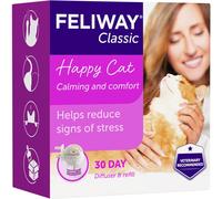 FELIWAY Classic 30 day starter kit Diffuser & Refill - 48 ml Calms Cats (Clinically Proven, Feline Facial Pheromone)