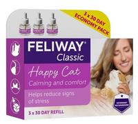 FELIWAY Classic 3 x 30 Day Refill 48ml Value Pack Happy Cat | Calming & Comfort